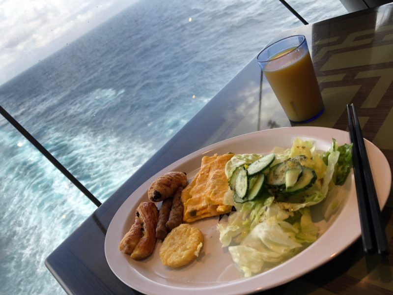 MSCスプレンディダの食事例